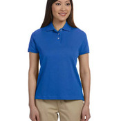 Ladies' Solid Perfect Pima Interlock Polo