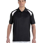 Adult 4 oz. Polytech Colorblock Polo