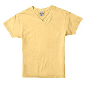 Ladies' 4.8 oz. Garment-Dyed V-Neck T-Shirt