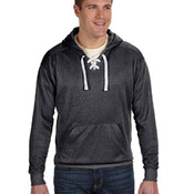 Adult Sport Lace Poly Hooded Sweatshirt