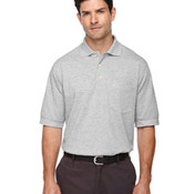 Men's Piqué Short-Sleeve Pocket Polo with Teflon®