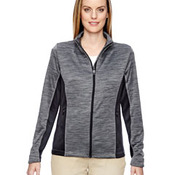 Ladies' Shuffle Performance Mélange Interlock Jacket