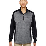 Men's Conquer Performance Mélange Interlock Half-Zip Top