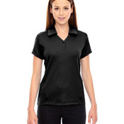 Ladies' Exhilarate Coffee Charcoal Performance Polo with Back Pocket