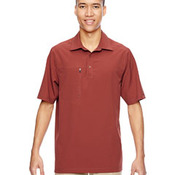 Men's Excursion Crosscheck Woven Polo